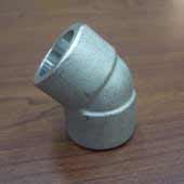 45 Degree Socket Weld Elbow, ASME B16.11 Elbow, Forged Elbow dimensions