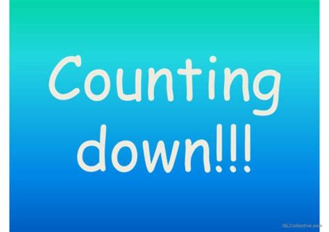 Image result for Counting Down Exercises