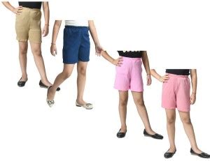 IndiWeaves Short For Girls Casual Solid Crepe Price in India - Buy ...