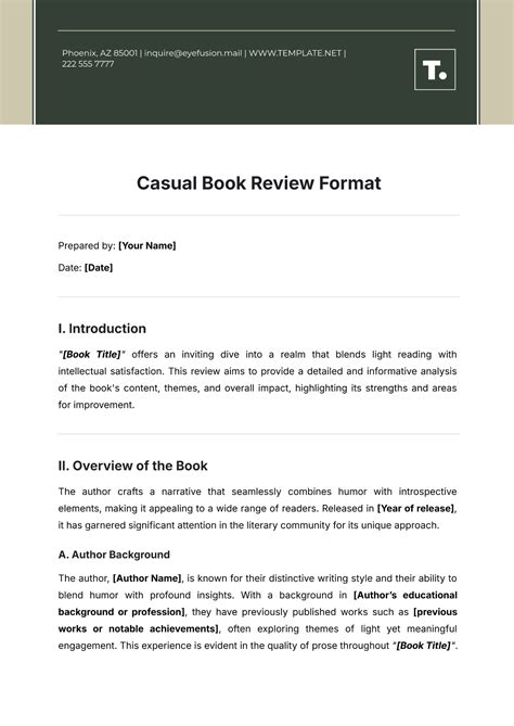 Image result for Book Review Paper Format