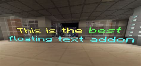 Image result for Floating Text Minecraft