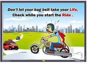 Mr. SAFE Don't Let Your Bag Belt Take Your Life, Check While You Start ...