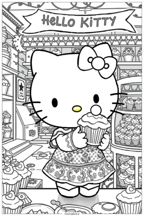 62 dibujos de hello kitty para colorear (PDF y PNG gratis)