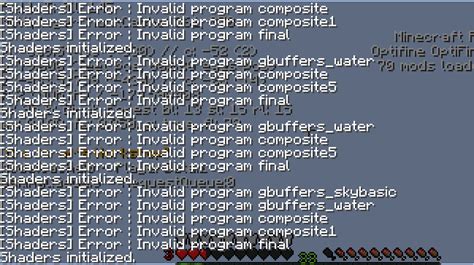 G-Buffer Program Error Shaders Minecraft 的图像结果