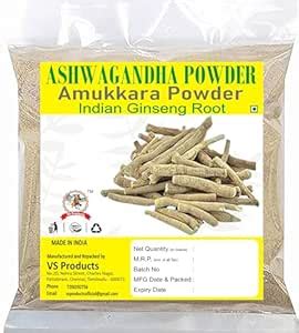 VS Products Amukkara Powder, 200g, Indian Ginseng, Amukkara Kizhangu ...