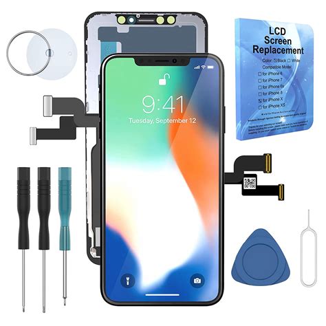 for iPhone X 5.8 inch Soft Flexible OLED Display Screen Digitizer ...