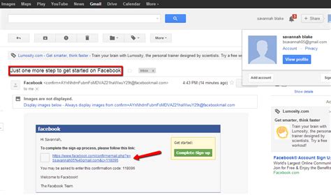 Creating a Facebook Account 的图像结果