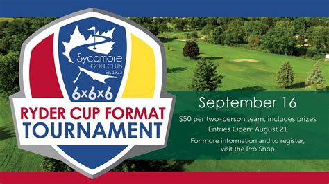 Ryder Cup - Sycamore Golf Club