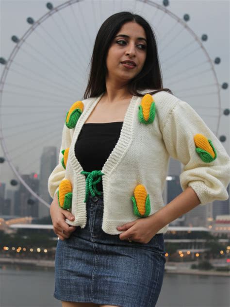 Velvery Baby Corn Cardigan - Cream
