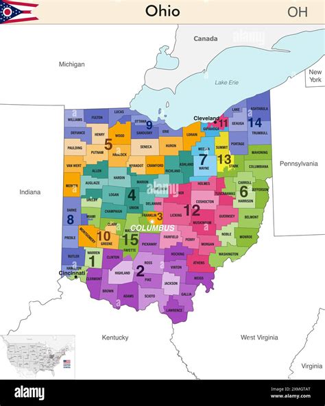 Ohio County Boundary Map Ohio Redistricting Commission Unanimously