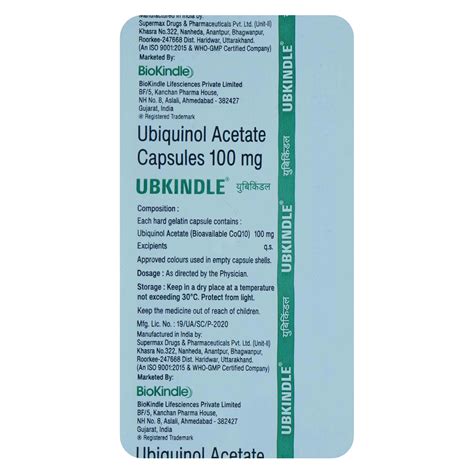 Ubkindle Capsule | Uses, Side Effects, Price | Apollo Pharmacy