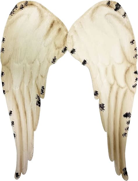 Buy GAPLUM Hanging Metal Angel Wings Wall Art Decor Rustic Metal Angel ...