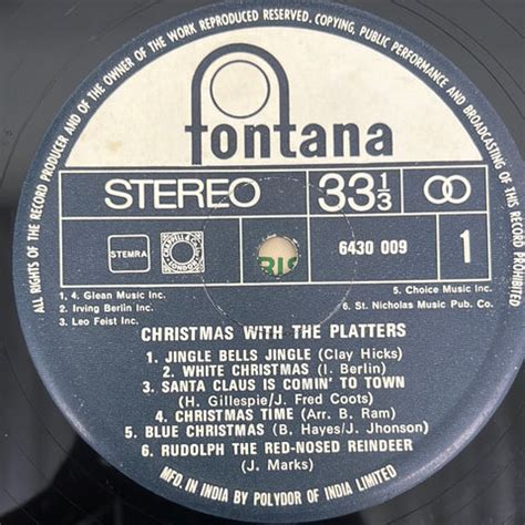 Buy Platters, The - Christmas With The Platters | Musiccircle – MusicCircle
