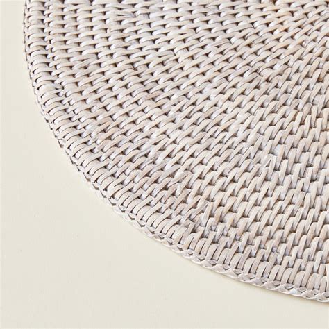 Rattan Round Placemat – KATE MARKER HOME