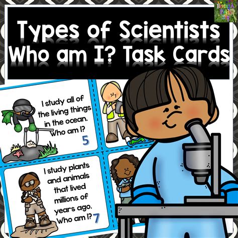 Types of Scientists Task Cards | Who am I? | Made By Teachers