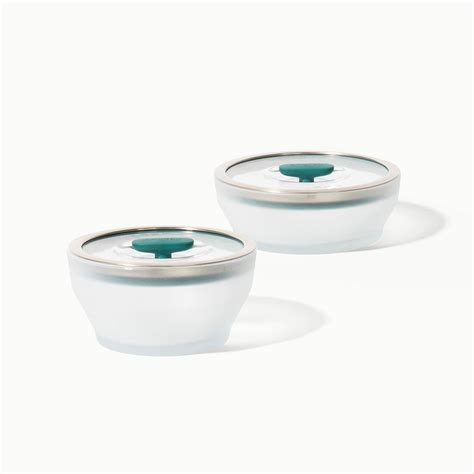 Microwave safe frosted borosilicate glass Anyday dishware set - (Large