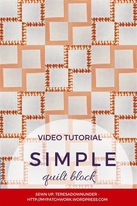 Image result for Simple Quilt Block Tutorials