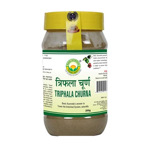Buy Basic Ayurveda Triphala Churna | 200g | Classical Ayurvedic Herbal ...