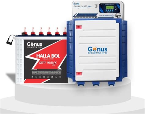 Genus Inverter with Battery + Trolley - Challenger 1200 + 120Ah XPT160 ...