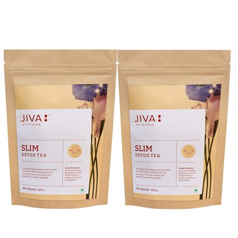 Jiva Slim Detox Tea - 150gm (Pack of 2) | 100% Pure & Natural | Helpful ...