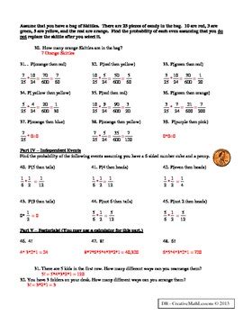 Image result for Probability Study Guide