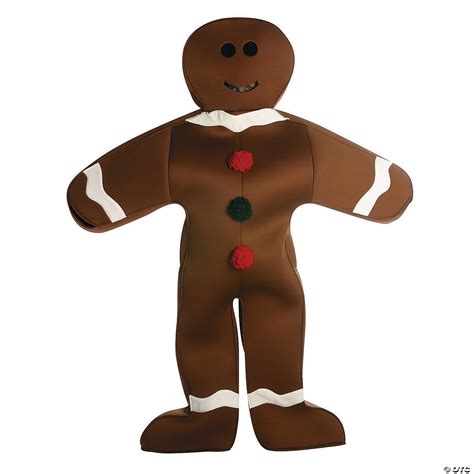 Adult Gingerbread Man Costume - CostumePub.com