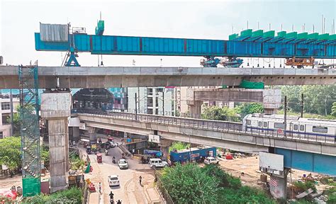 ‘Viaduct of RRTS corridor crossing over Metro Blue Line constructed’
