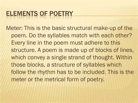 Image result for Basic Poetry Structure
