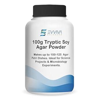 Tryptic Soy Agar Powder 100 Grams - Evviva Sciences - Make 100 to 125 ...