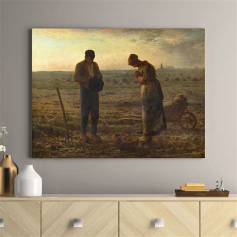 Fleur De Lis Living The Angelus by Jean-François Millet - Unframed ...