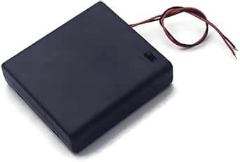 Robodo 4 x 1.5V AAA battery holder with cover and On/Off Switch (2 pcs ...