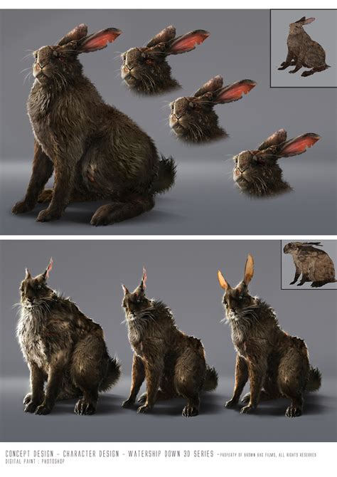 ArtStation - Watership Down - Character Design