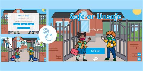 Interactive Safe or Unsafe Sorting Game | CfE Resources