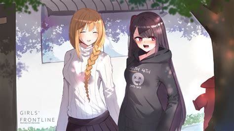 Image result for Girls Frontline WA2000 and Springfield