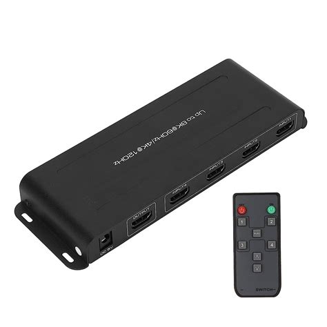 Mini HD Multimedia Interface 2.1 Switcher, High Speed Rate Metal 4 Port ...