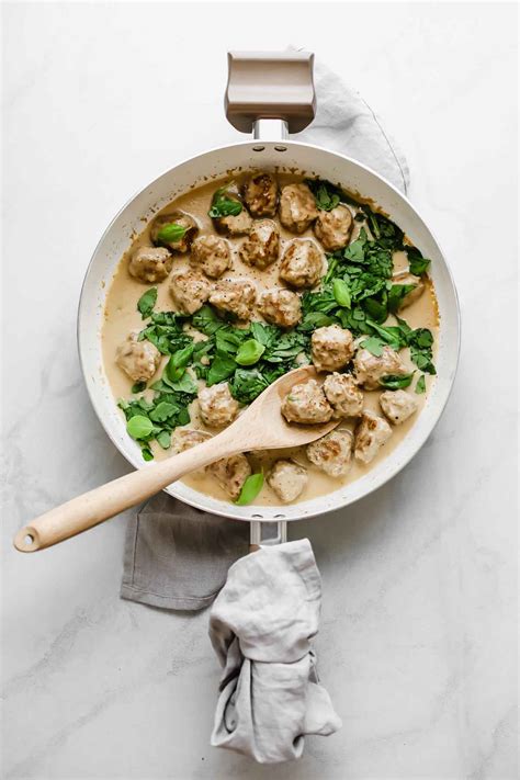 Low Carb Turkey Swedish Meatballs (Freezer Meal) - Jar Of Lemons