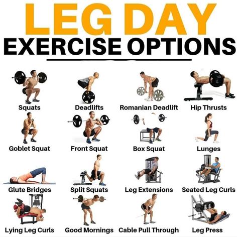 Leg day options – Artofit