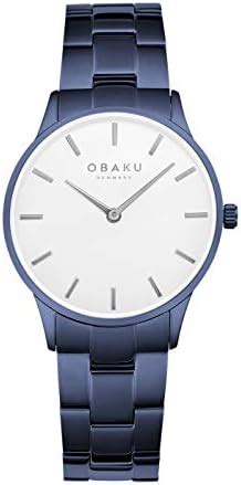 Obaku LYNG Lille Deni Analog Silver Dial Women's Watch-V247LXLISL ...