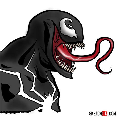 easy drawing venom