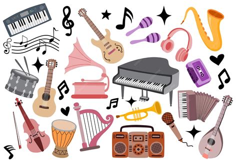 Image result for Musical Instruments Names Cartoon