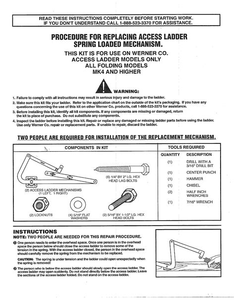 Image result for Werner Ladder Dynamic Hinge Kit