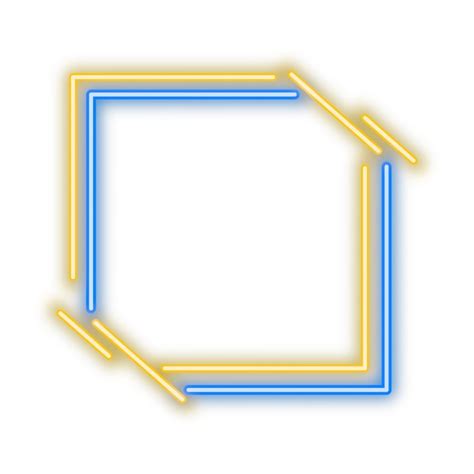 Vecteur néon cadre | PSD Gratuite