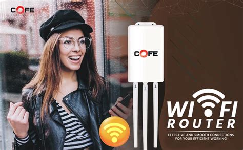 COFE CF-807 WDIII with 300Mbps Speed 4G & 5G Sim Support Wi-Fi Router ...