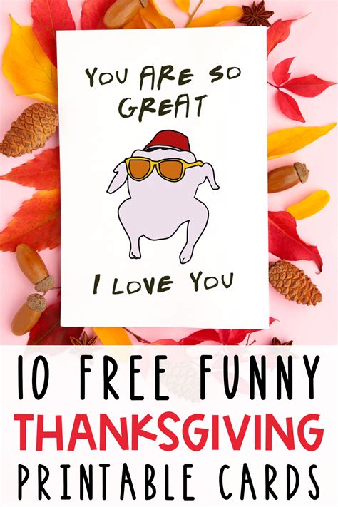 Free Printable Thanksgiving Cards - Funny Thanksgiving Cards