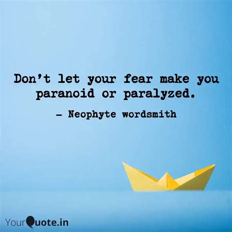 Don't let your fear make ... | Quotes & Writings by Jina Jani | YourQuote