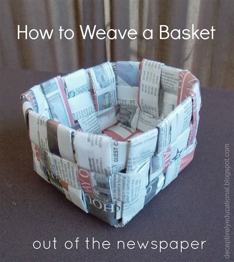 Image result for Making Newspaper Baskets