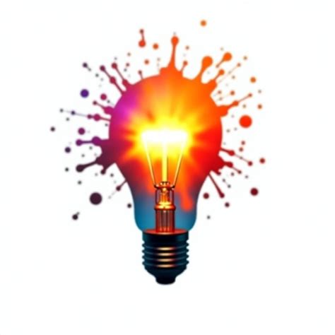 Image result for Exploding Light Bulb Art