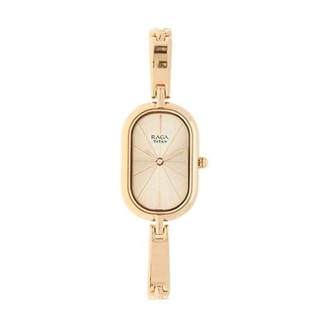 Titan Raga Viva Quartz Analog Rose Gold Dial Rose Gold Metal Strap ...