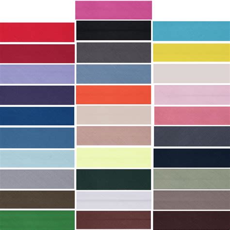 Bias Binding - 25mm (Inch) & 13mm (Half Inch) - Duttons for Buttons