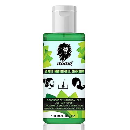 Buy Leocor Hair Serum For Silky & Smooth Hair, Tames Frizzy Hair,for ...